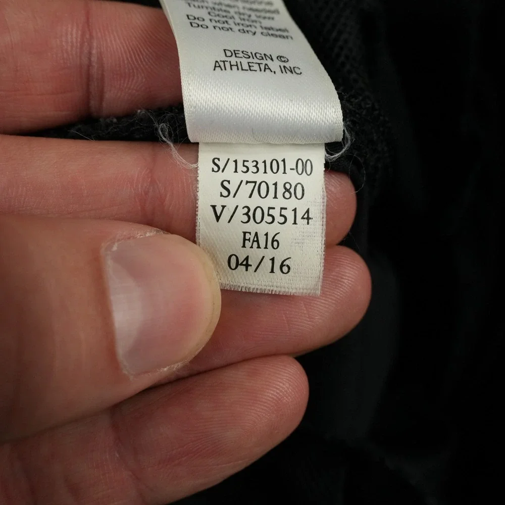 Athleta Trekkie‎ Hike Pants Women 6 Black Hiking Outdoor Technical Straight Leg